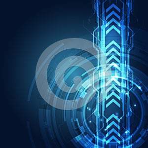 Abstract technology speed concept. vector background