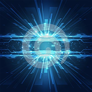 Abstract technology speed concept. vector background