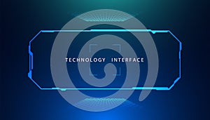 abstract technology ui futuristic concept hud interface hologram copy space of digital innovation on hi tech future design