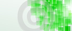 Abstract technology vertical overlapped geometric squares shape