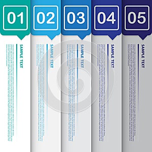 Abstract Template for Design and Creative Work, Vector Illustration