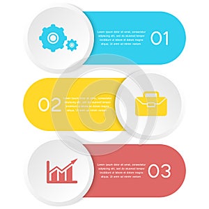Abstract template element for infographic. Can be used for presentation, diagram, graph.
