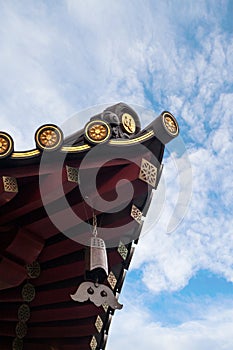 Abstract Temple Roof Architecture, Singapore Chinatown