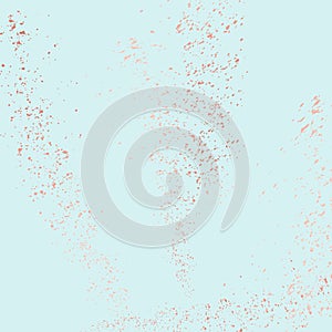 Abstract  tender nlue Grunge Pattina effect on a  Pastel Retro Texture. Trendy Chic glitter gold brush strokes Background made in