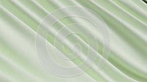 Abstract tenderness green silk background luxury wave cloth satin pastel color fabric. Milk liquid wave splash, wavy