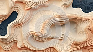 abstract terrain map contours