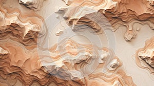 abstract terrain map contours