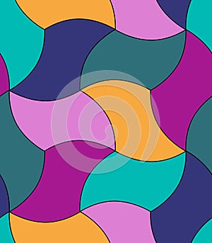 Abstract tessellated seamless pattern photo