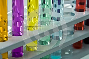 Abstract test tubes