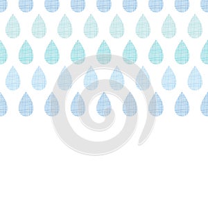 Abstract textile blue rain drops stripes