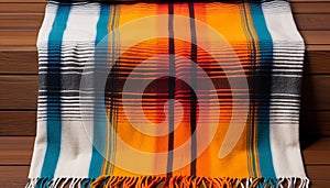 Abstract textile design with vibrant colors, woven with indigenous cultures generated by AI generated by AI