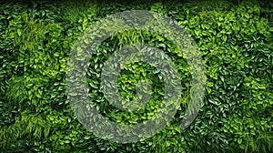Abstract texture and background as greenwall. AI Generative
