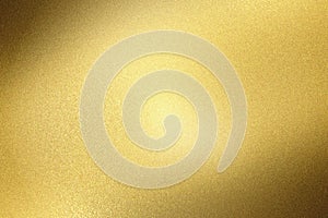 Abstract texture background, sparkle brushed golden metal wall