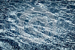 Abstract texture of brilliant water silvery blue color