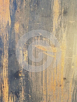 Abstract texture of dark brown rusty metal