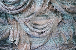 Abstract texture of haircloth