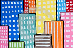 Abstract texture pattern colorful background line square