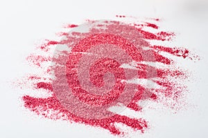 Abstract texture. A red glitter background