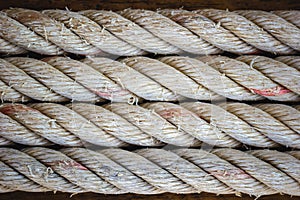 Abstract texture of rope vintage background.