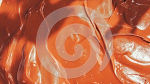 Abstract texture of wet smooth flowing mud wall