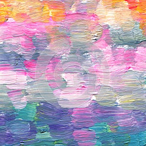 Abstract textured acrylic and watercolor hand painted background