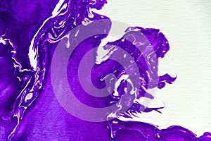 Abstract textured art waves paint picture