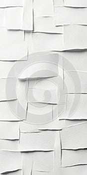Abstract White Textured Background with Layered Rectangular Shapes