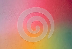 Abstract textured background with gradient colors of pink orange yellow and green soft lighting smooth surface
