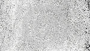 Abstract textured background with a grainy speckled pattern in black and white