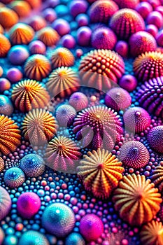 Abstract Textured Background with Selective Focus