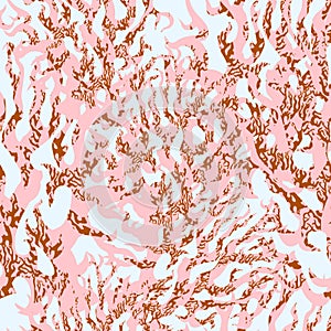 Abstract textured pattern peach fuzz vector seamless. photo