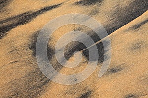 Abstract textures of beach sand