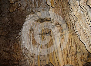 Abstract Textures and Shapes in Sedimentary Rocks in Limestone Caves - Baratang Island, Andaman Nicobar, India