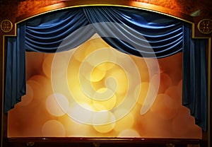Abstract theatre background photo