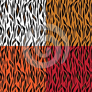 Abstract tiger skin pattern