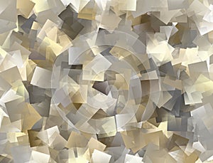 Abstract tiled background in grey, brown, yellow