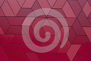 Geometric interlocking shapes create a modern architectural background design.