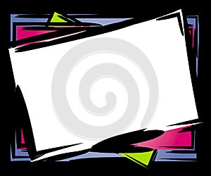 Abstract Tilted Frame Border