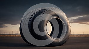 abstract tire background, graphic designed tires on abstract background, tire background