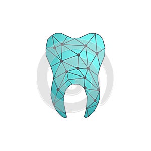Abstract tooth logo.