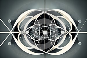 Abstract Topaz Artwork Featuring Dynamic Shapes and Patterns photo