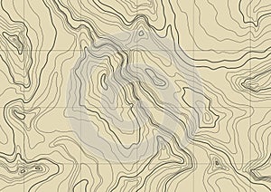 Abstraktné topografické. vektor 