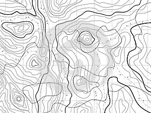 Abstract topographical map photo