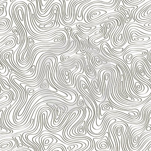 Abstract topography contours