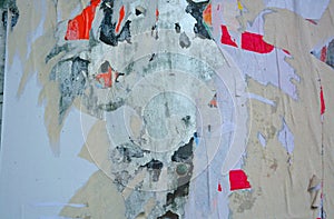 Abstract torn posters