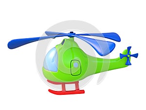 Abstract toy helicopter