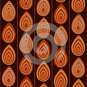 Abstract Traditional African Ornament. Seamless vector pattern.