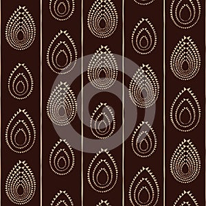 Abstract Traditional African Ornament. Seamless vector pattern.