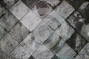 Abstract traditional stone wall pavement texture background. Bumpy textured stonewall made from flagstone and slabstone