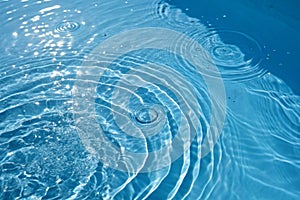 Abstract transparent water shadow surface